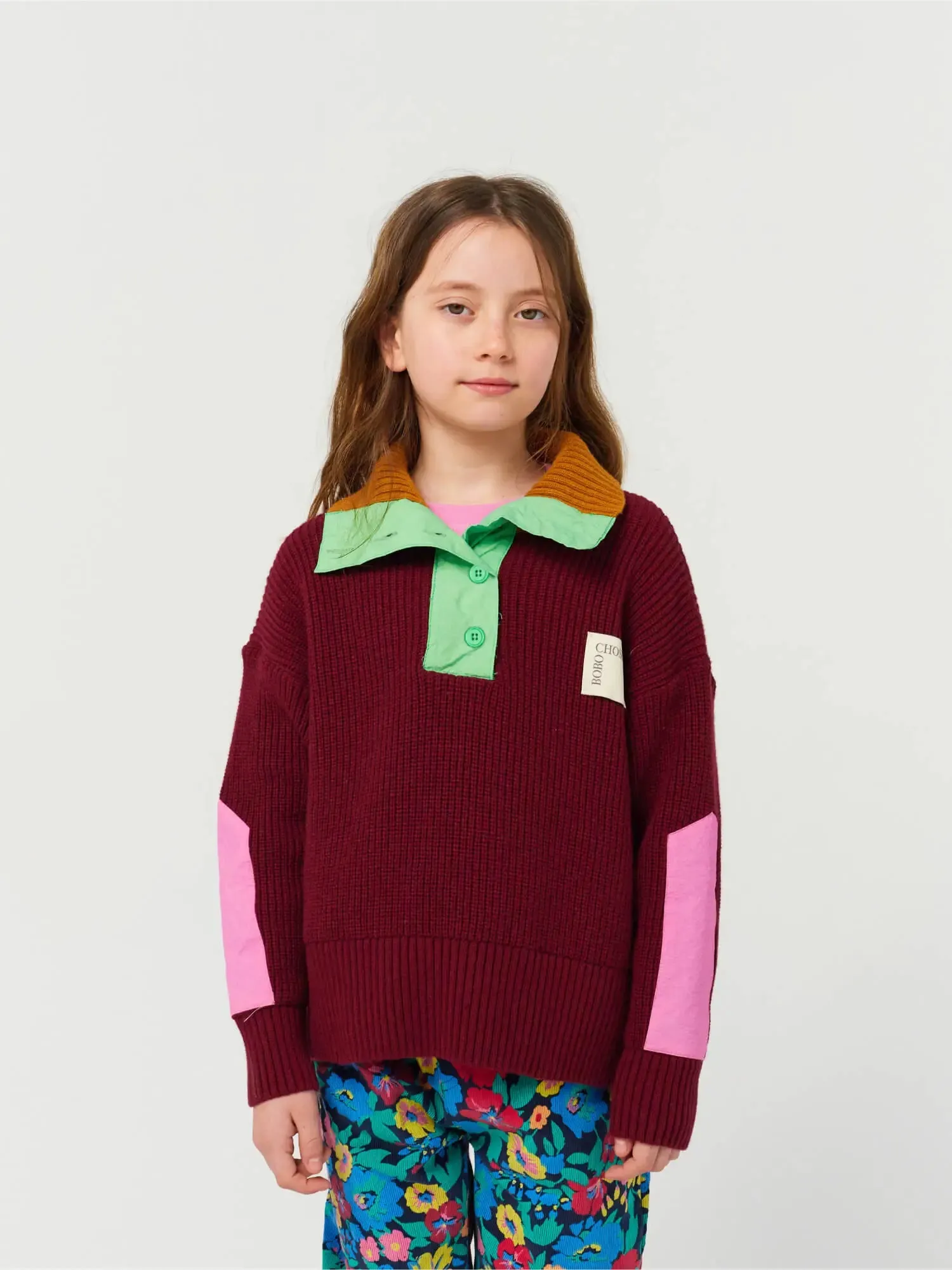 Bobo choses color block jumper