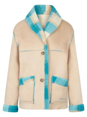 Giubbotto in shearling reversibile