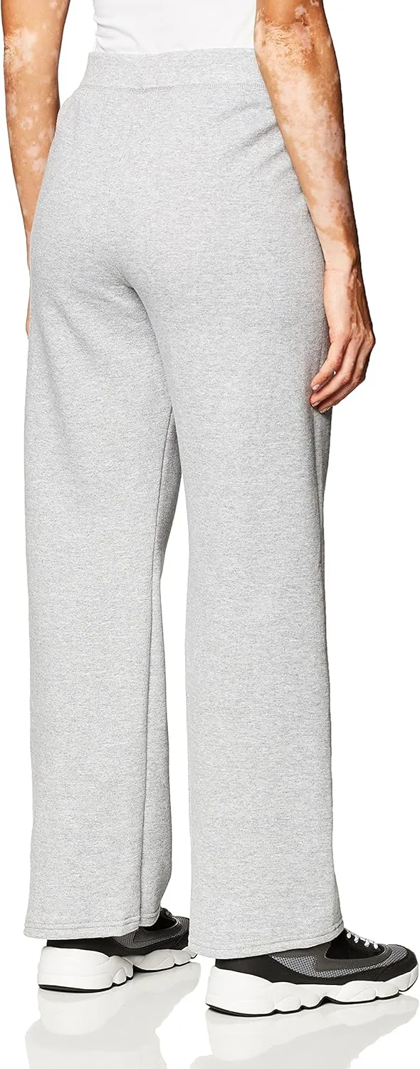 Hanes Womens EcoSmart Fleece Petite Sweatpants, Open Bottom Sweatpants, Petite, 28.5''