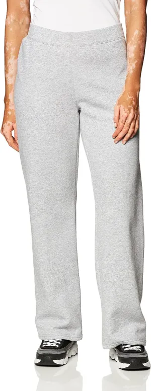 Hanes Womens EcoSmart Fleece Petite Sweatpants, Open Bottom Sweatpants, Petite, 28.5''