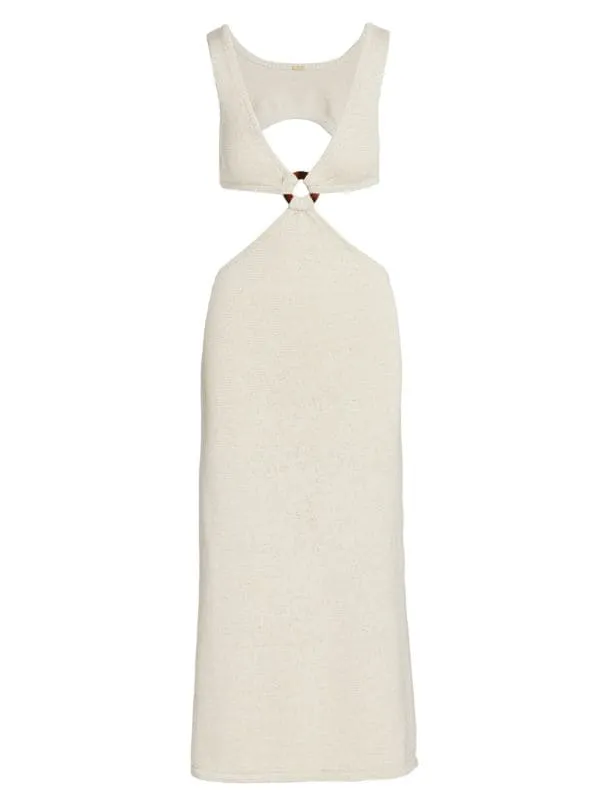 Knitted Dress - Cult Gaia Bank Cutout Maxi, jaipur
