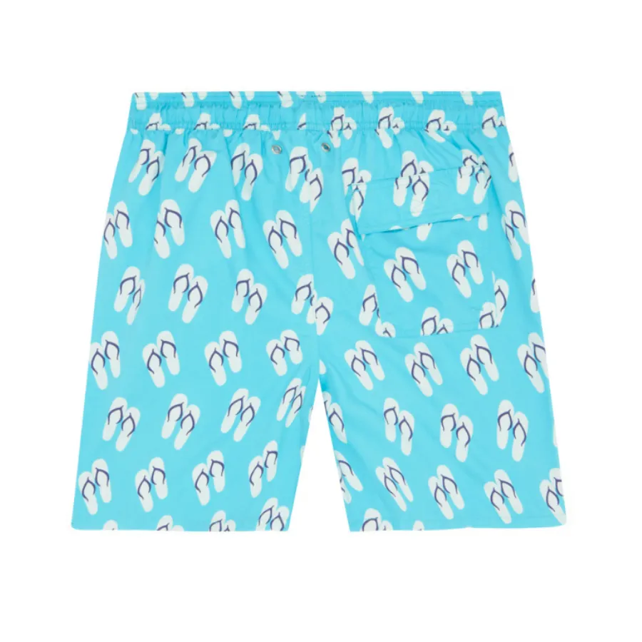 Tom & Teddy Flip Flop Mens Swim Shorts FFSCB - Scuba Blue